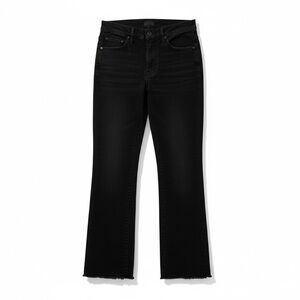 Mother Insider High Rise Crop Step Fray Jeans